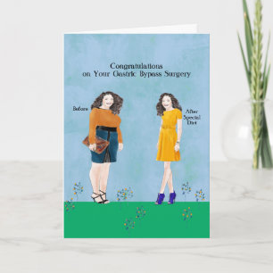 Gastric Bypass Chirgery voor en na het eten van ma Kaart