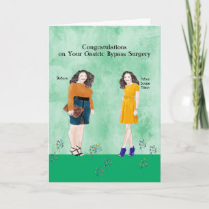 Gastric Bypass Chirgery voor en na het eten van ma Kaart