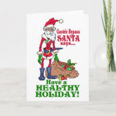 Gastric Bypass Santa Feestdagen Kaart (Voorkant)