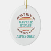 Gastric Bypass Surgery Recovery Humor Keramisch Ornament (Rechts)