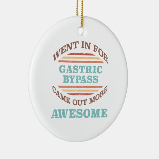 Gastric Bypass Surgery Recovery Humor Keramisch Ornament (Rechts)