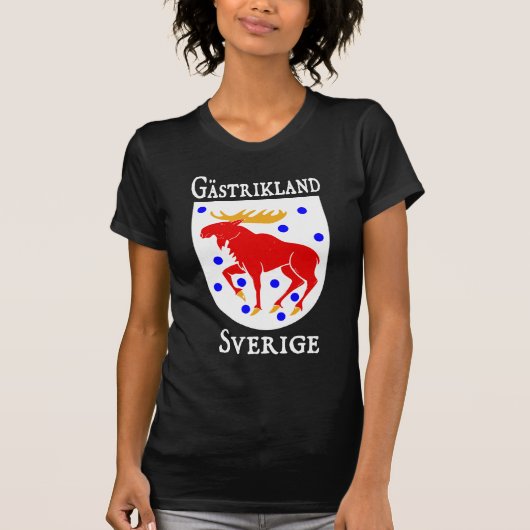 Gästrikland, Zweden (Sverige) T-shirt (Voorkant)