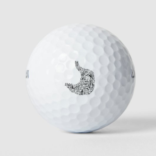 Gastro-enterologie - gastro-enteroloog cadeau Golfballen (Voorkant)