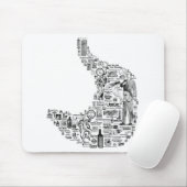 Gastro-enterologie - gastro-enteroloog cadeau Muismat (Met muis)