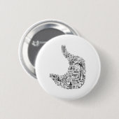  Gastro-enterologie - gastro-enteroloog cadeau Ronde Button 5,7 Cm (Voorkant /achterkant)