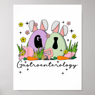 Gastro-enterologie GI Verpleegster Paashaas Endosc Poster