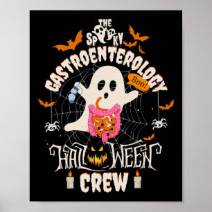 Gastro-enterologie Halloween Crew Endo Tech GI Gas Poster