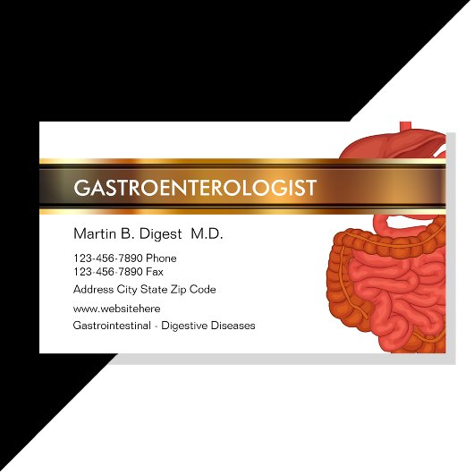 Gastro-enterologie Medische Visitekaartjes