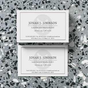 Gastro-enterologie Minimumsymbool voor stroper Visitekaartje