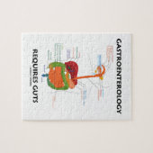 Gastro-enterologie vereist darmen (spijsverterings legpuzzel (Horizontaal)