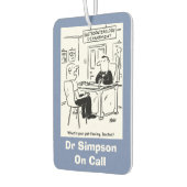 Gastro-enterologische Cartoon Luchtverfrisser (Links)