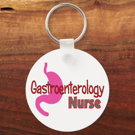 Gastro-enterologische NURS Unieke Maag Sleutelhanger (Voorkant)