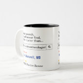 Gastro-enteroloog Aangepaste Gift Tweekleurige Koffiemok (Voorkant links)