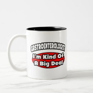 Gastro-enteroloog...big deal tweekleurige koffiemok