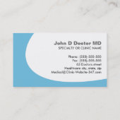 Gastro-enteroloog gastro-entologisch visitekaartje (Achterkant)