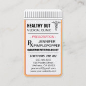 GASTRO-ENTEROLOOG Herinnering voor afspraak Visitekaartje (Voorkant)
