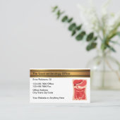 Gastro-enteroloog Kantoor gastro-enterologie Visitekaartje (Staand voorkant)