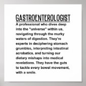 Gastro-enteroloog Poster (Voorkant)