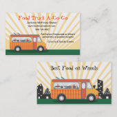 Gastro Food Truck Visitekaartjes (Voorkant / Achterkant)