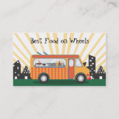 Gastro Food Truck Visitekaartjes (Achterkant)