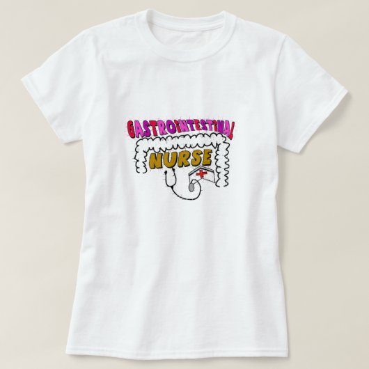 Gastro-intestinaal verpleegkundige T-shirt (Design voorkant)