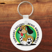 Gastro-parese hond sleutelhanger (Voorkant)