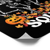 Gastro Squad Halloween Skelet Dansende Endoscopie  Poster (Hoek)