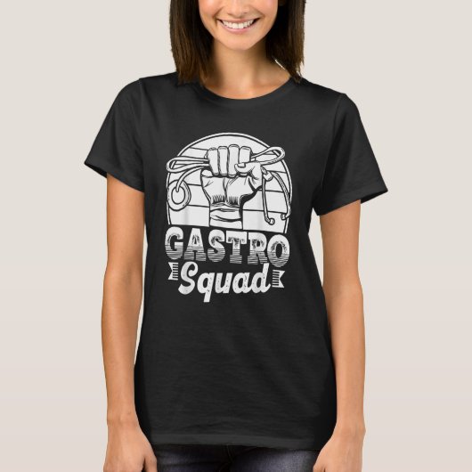 Gastro Squad Medical Assistant Doctor Gastroentero T-shirt (Voorkant)