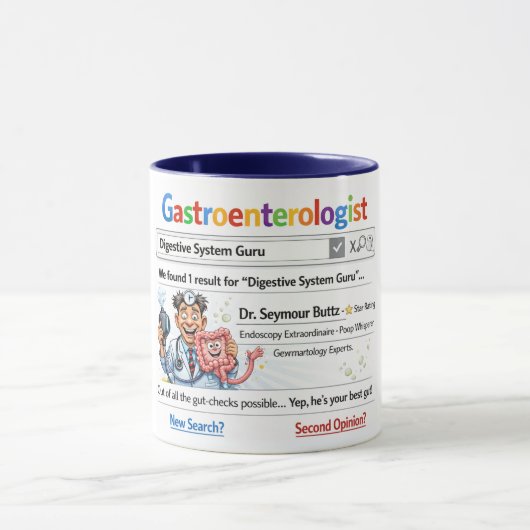 Gastroenterologist Funny Gift Mug Mok (Midden)