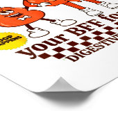 Gastroenterologist Retro Intestine Gift Ibs Gi Nur Poster (Hoek)