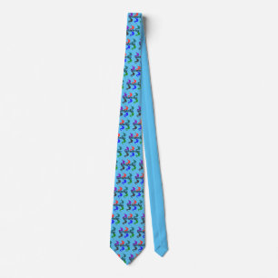 Gastroenterology Gifts Stomach Design Blue Tie Stropdas