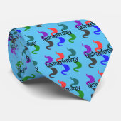 Gastroenterology Gifts Stomach Design Blue Tie Stropdas (Opgerold)