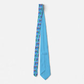 Gastroenterology Gifts Stomach Design Blue Tie Stropdas (Achterkant)