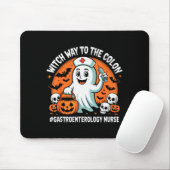 Gastroenterology Nurse Funny Halloween Ghost Nurse Muismat (Met muis)