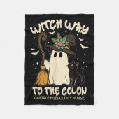 Gastroenterology Nurse Halloween Endo Nurse Ghost  Fleece Deken (Voorkant)