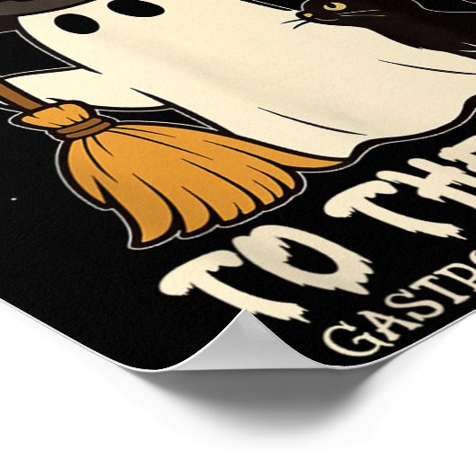 Gastroenterology Nurse Halloween Endo Nurse Ghost  Poster (Hoek)