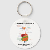 Gastroenterology Requires Guts (Digestive System) Sleutelhanger (Voorkant)