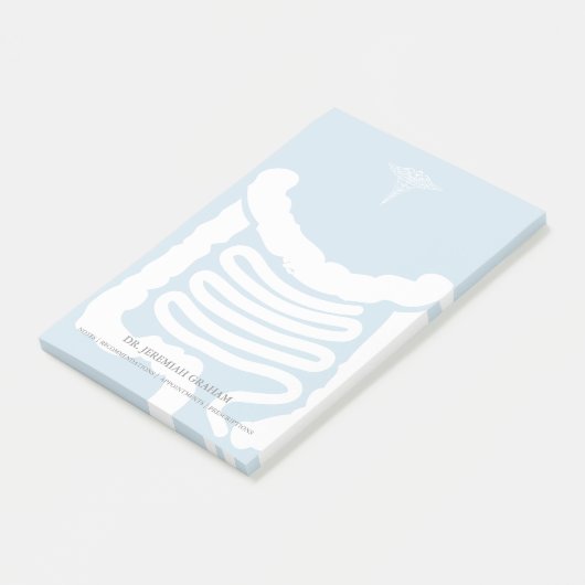 Gastroenteroloog, persoonlijke naam post-it® notes (Schuin)