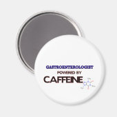 Gastroenteroloog Powered by cafeïne Magneet (Voorkant / Achterkant)