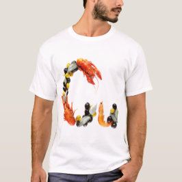 Gastronomic Alphabet: C is for Crustacean T-shirt