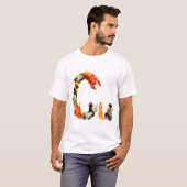 Gastronomic Alphabet: C is for Crustacean T-shirt (Voorkant volledig)
