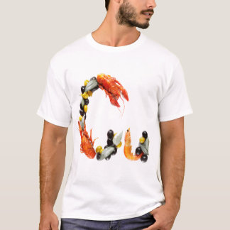 Gastronomisch Alfabet: C is voor Schaaldier T-shirt