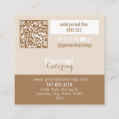 gastronomisch cateringplein kortingskaartje (Achterkant)