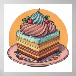 gastronomische cake poster