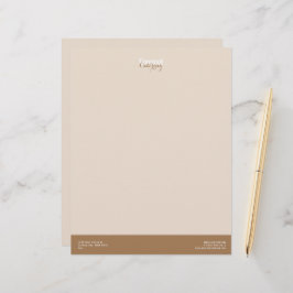 Gastronomische catering briefhoofd