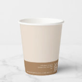 Gastronomische catering papieren bekers (Achterkant)