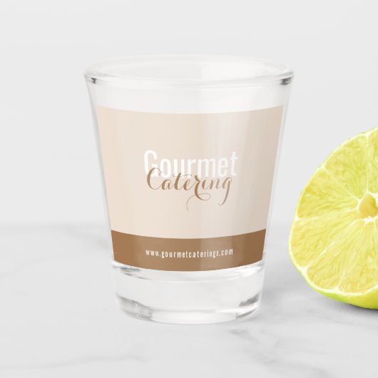 Gastronomische catering shot glas (Voorkant)