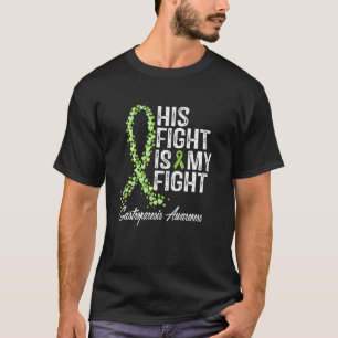 Gastroparese bewustzijn Zijn strijd vechter krijge T-shirt