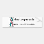 Gastroparese Bumpersticker (Voorkant)