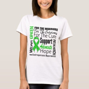 Gastroparese Ik Draag Green Ribbon Tribution T-shirt